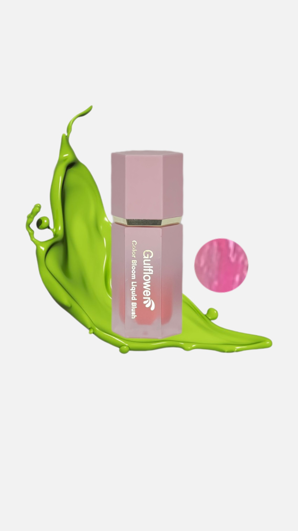 رژگونه مایع گل فلاور Gulflower مدل پددار شماره 11