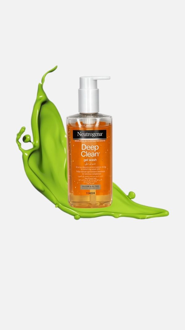 ژل شستشو صورت نوتروژینا neutrogena مدل deep clean